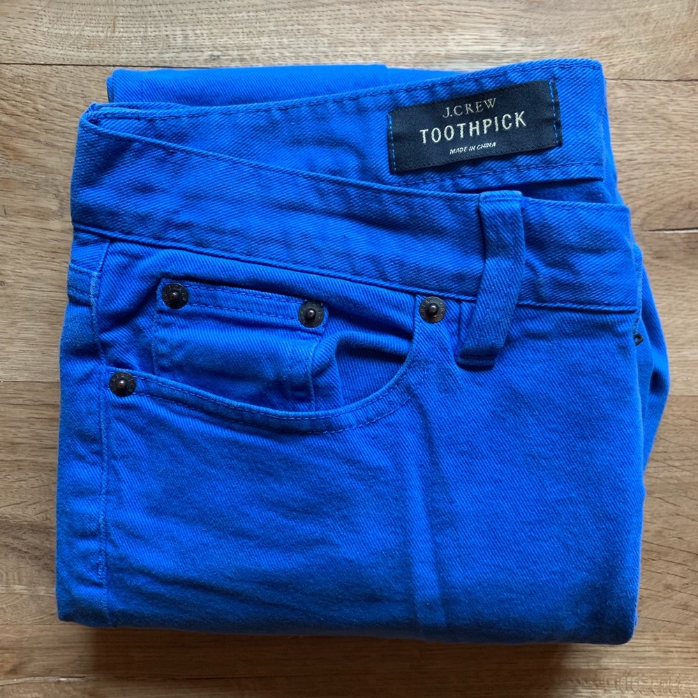 Jcrew Toothpick Pants- Blue 💙